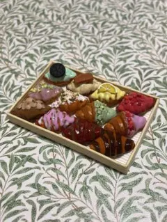 ミニチュアパン　クロワッサン12個セット トレイ付き　フェイクフード