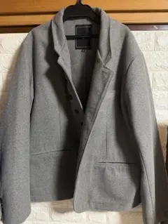 グレー テーラードジャケット