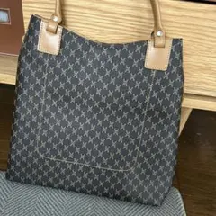 ブラウン系(茶色)トートバッグ 合成皮革　ノーブランド