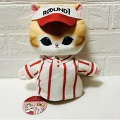 ラウンドワン限定 モフサンド mofusand パペット ぬいぐるみ 茶トラ