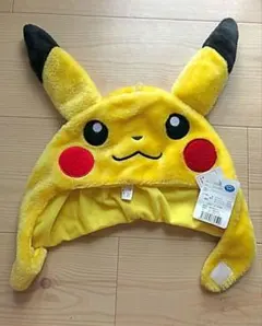 ピカチュウ 耳付き帽子 フリース素材　ポケモン