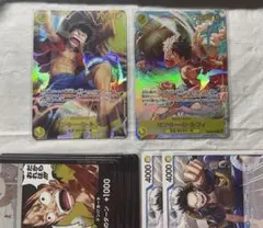 ルフィ SEC パラレル 2枚セット おまけ8枚付き ワンピースカード OP15