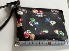 コーチ リストレット　ポーチ　新品未使用　フローラル