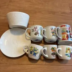 ディズニー　マグカップ 6点セットと皿器セット