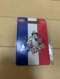 パリ　ミッキー　ミニー　ピンバッジ