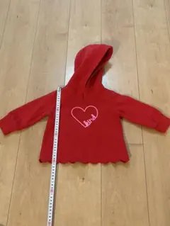 GAP 裏起毛フード付きパーカー12-18months