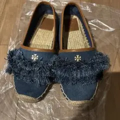 トリーバーチ　デニムフリンジモカシンのサムネイル