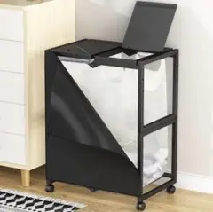【未使用品】PRTONE ゴミ箱 目隠し 2分別 45L ふた付き