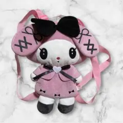 マイメロディ クロミ 真夜中のメロクロ ぬいぐるみリュック3 サンリオ 地雷系