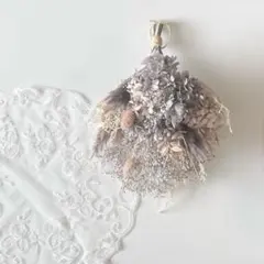 No.2745 ピンク癒しスワッグ プリザーブドフラワー　ドライフラワー