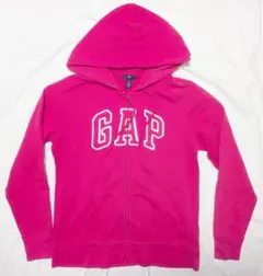 GAP ピンク ジップアップパーカー M