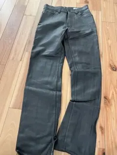 GEORGIA LOVE 黒レザーワークパンツ