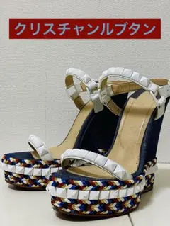 クリスチャンルブタン カタクロウウェッジサンダル 厚底サンダル ウェッジサンダル