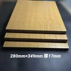 棚板 3枚セット 280mm×349mm 厚17mm 可動棚 棚ダボ付⭐︎