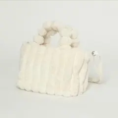 Darich ダーリッチ フェイクファーショルダーミニバッグ ホワイト WHT