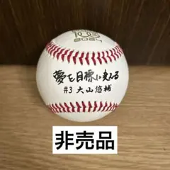 値下げ‼️【新品】大山悠輔 阪神甲子園球場 100周年記念ボール　非売品のサムネイル