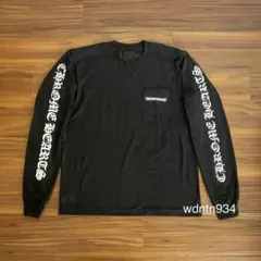 10月購入 新品 クロムハーツ スクロール ロンT 黒 Ｌ