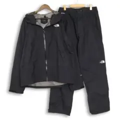 【廃盤✨刺繍ロゴ】ザノースフェイス クライムライトジャケット パンツ セット 黒