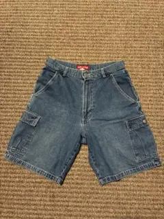90s old stussy カーゴデニムショートパンツ 黒タグ USA製 - メルカリ