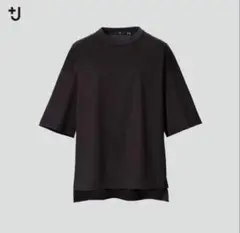 UNIQLOユニクロ＋J スーピマコットンオーバーサイズＴ（5分袖） Lサイズ