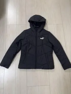 PUMA ブラック アウター　フード付き　レディースMサイズ