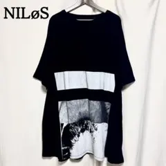 【美品】NILOS ニルズ オーバーサイズカットソー Tシャツ サイズ2のサムネイル