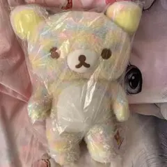 リラックマ マーブルレインボー ぬいぐるみXL プレミアム