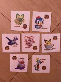 ポケセン・ポケモンカフェでしか手に入らない非売品のシール