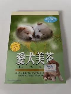 平成レトロ　メモ帳　犬　シール付き