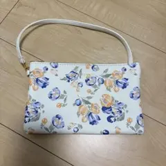 MERCURYDUO 花柄ポーチ ストラップ付き