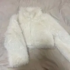 美品 me+en select ファーコート レオパード ヒョウ柄 y2k ALL ITEM