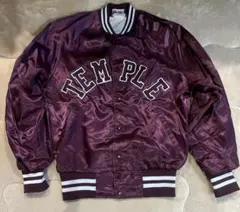 TEMPLE スタジャン バーガンディ ナイロンジャケット　S