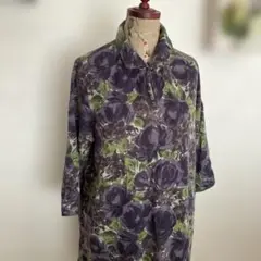 オルウェイズ　always 花柄チュニック　ブラウス RAKU