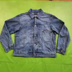 突然セールUNIQLO 1stタイプデニムジャケット Lサイズ シンチバック付き
