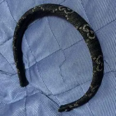 GUCCI グッチ GG柄 デニムカチューシャ BLACKのサムネイル