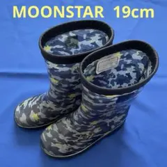 ムーンスター 長靴 19cm 迷彩 星柄のサムネイル