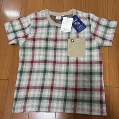 チェック柄 コットンTシャツ 115cm