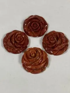 アフリカ珊瑚の薔薇4点セット