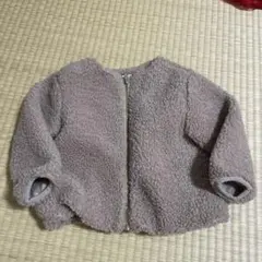 ベージュ ボア ジャケット 100cm