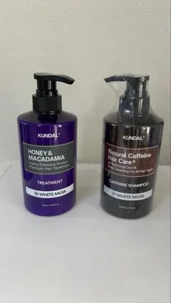 KUNDAL シャンプー トリートメント ホワイトムスク 500ml