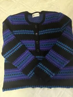 【希少】イヴサンローラン　ニットカーディガン　　　マルチカラー　良品　y2k 希少】イヴサンローラン ニットカーディガン マルチカラー 良品 y2k