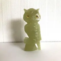 微笑みフクロウ フクロウ 手作り 国産 御影石 - メルカリ
