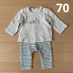 familiar 新品未使用　70サイズ ファミリア familiar パーカー 70サイズ 男の子 子供服 ベビー服