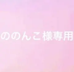 ののんこ様専用出品
