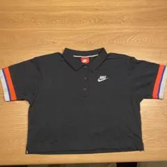 ☆お値下げ☆NIKE ロゴ入ショート丈ポロシャツ