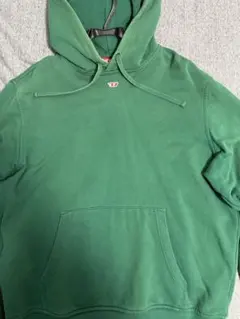 DIESEL 緑色 パーカー　XXL