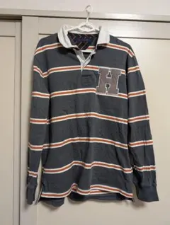TOMMY HILFIGER ボーダー ポロシャツ Lサイズ