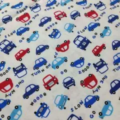 クルマ柄　ＣＢポプリン生地　約68センチ