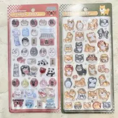 正規品！　ボンボンドロップシール　和柄　東京観光　柴犬