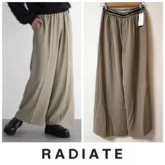 新品︎✿ ヤマダヤ ラディエイト ウエストゴム ワイドパンツ 定価15000円